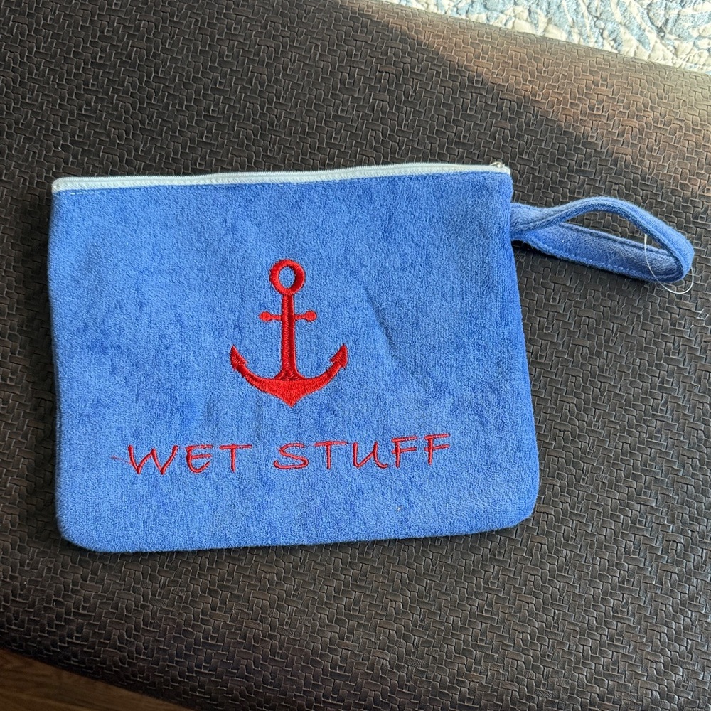 Blue Anchor Pouch